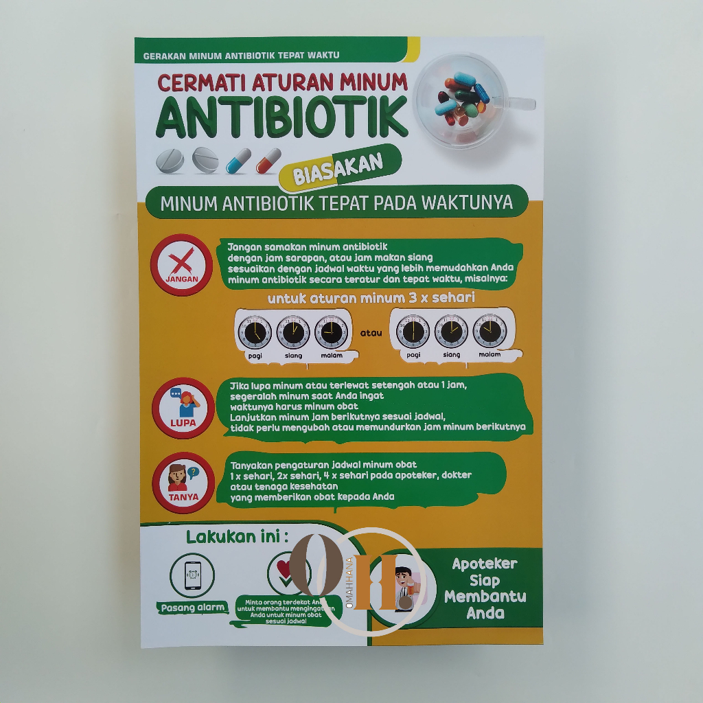 Antibiotic Drink Rules Attention Poster - Pharmaceutical Poster ...