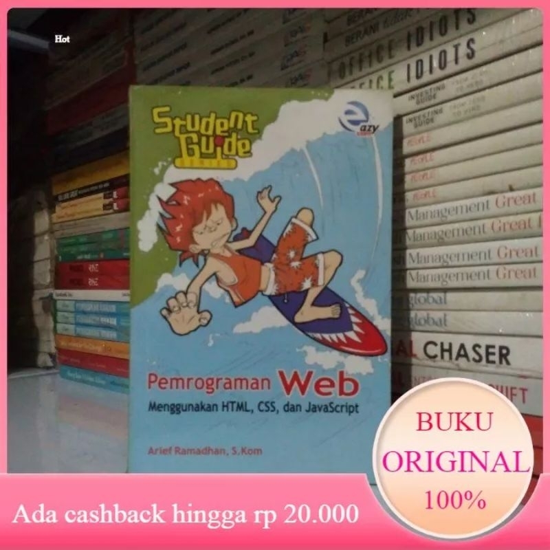 Web programming book using html css java script original shopee