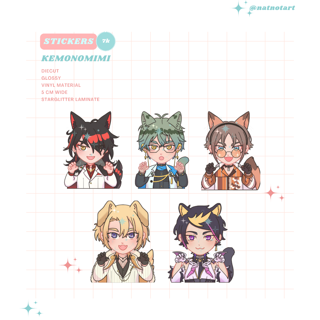 Nijisanji EN Luxiem Sticker | Shopee Philippines