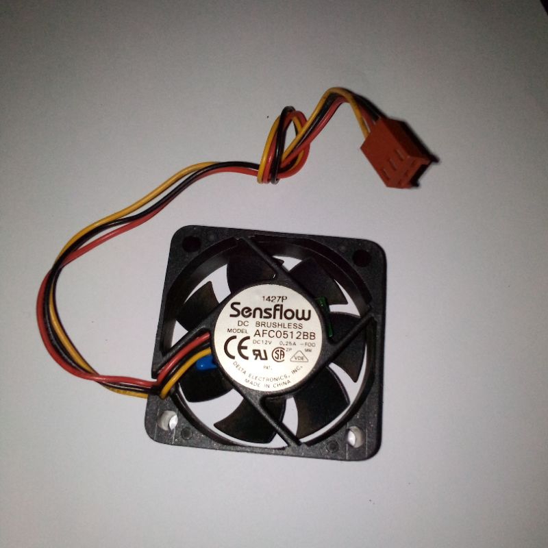 Fan 5CM Heat SENSOR FAN ORIGINAL SENSFLOW AFC0512BB 12V 0.25A 3PIN