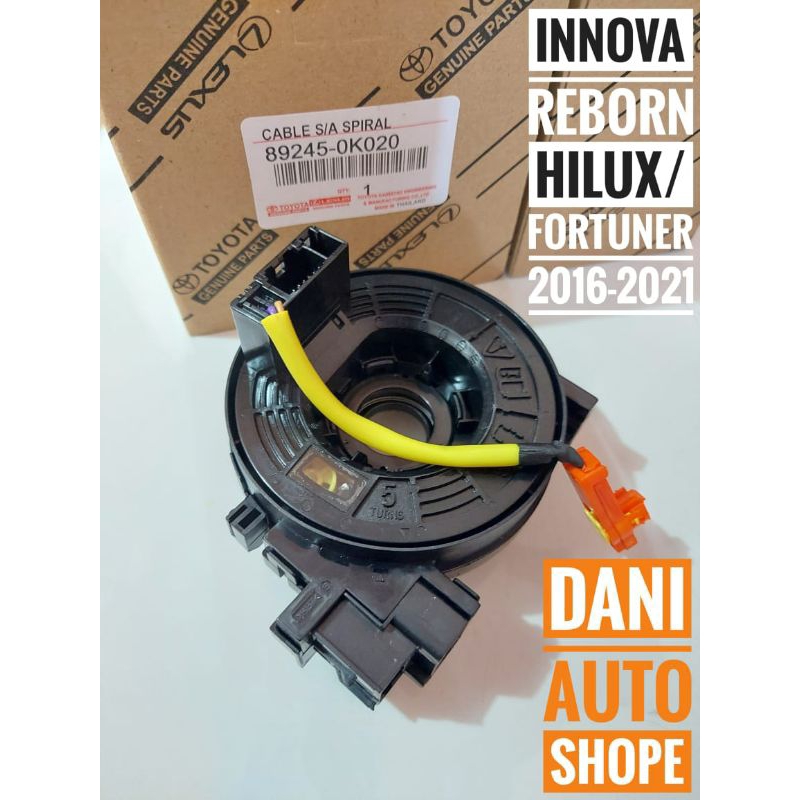 Clock Spring Spiral Cable Horn Innova Reborn Hilux Revo Fortuner Vrz