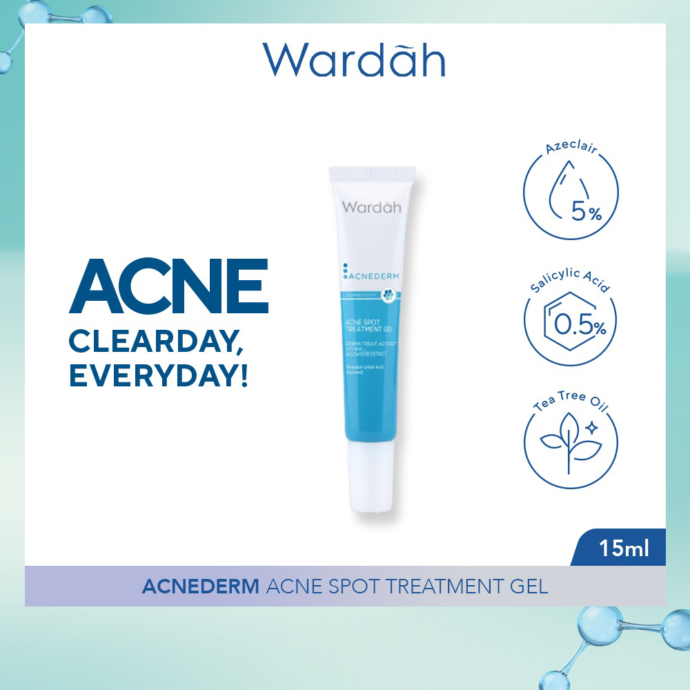 Wardah Acnederm Acne Spot Treatment Gel - 15ml | Shopee Philippines