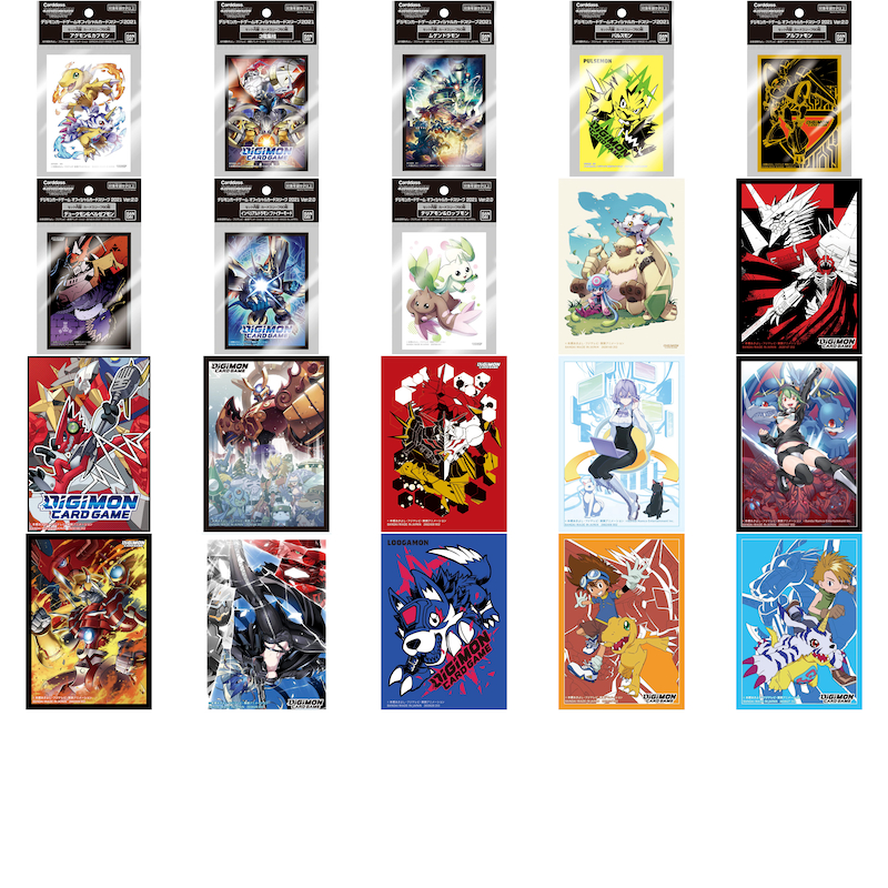 Card Sleeve Digimon Card Game Official TCG Bandai Standard Size