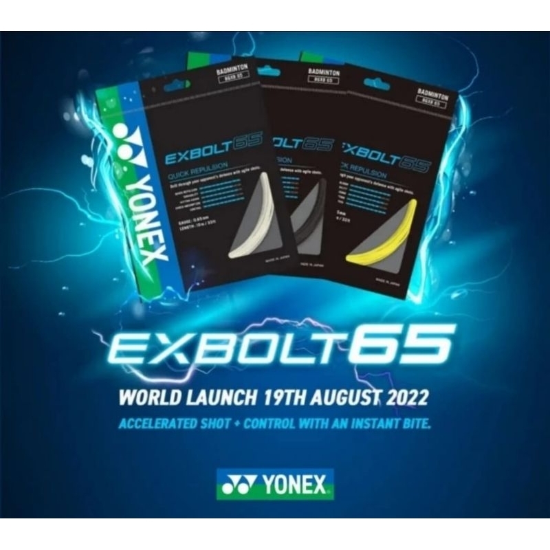 Original Yonex Exbolt 65 Badminton STRINGS | Shopee Philippines