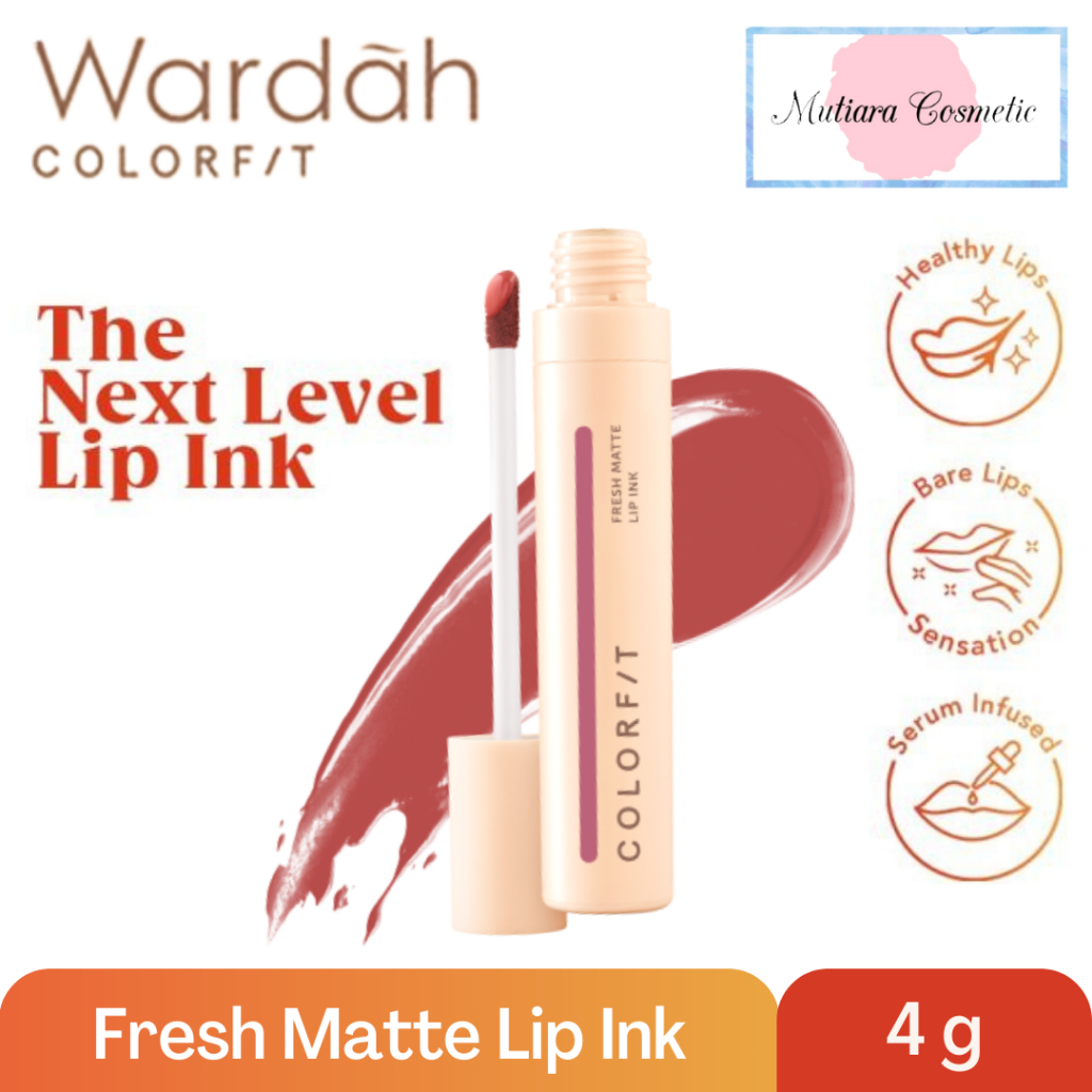 Wardah Colorfit Fresh Matte Lip Ink 4g | Shopee Philippines
