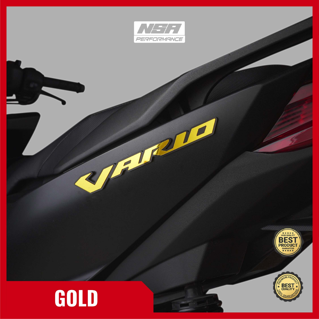 Nsa Emblem Vario Sticker Embossed D Motorcycle Vario Emblem Click