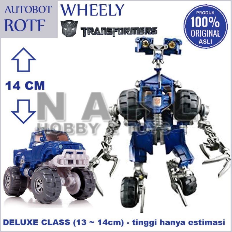 Robot Transformers ROTF Autobot Wheelie - Deluxe Class - Ori Hasbro ...