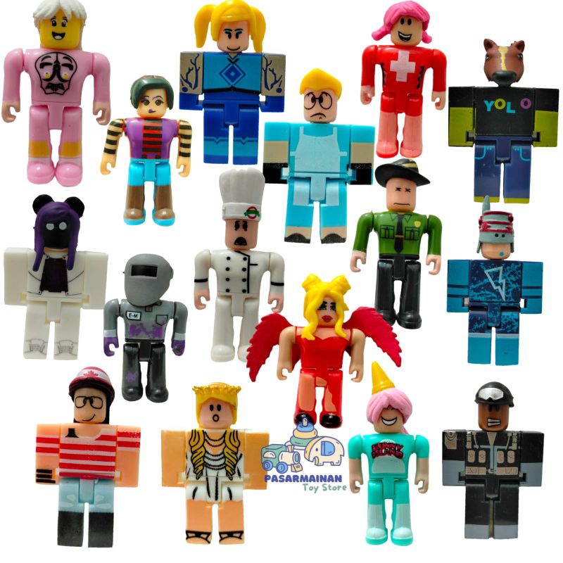 Roblox Figure Toy Set of 16 Miniature Roblox Cake Topper Display ...
