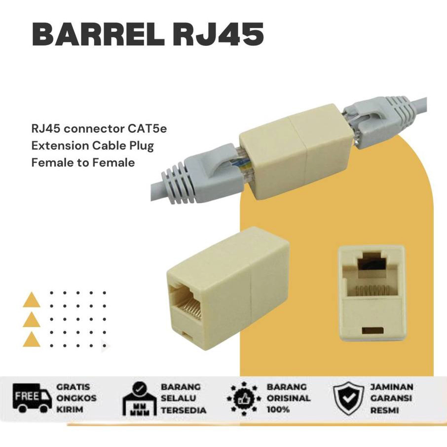 Connector Barrel RJ45 Coupler LAN Connection Shopee Philippines