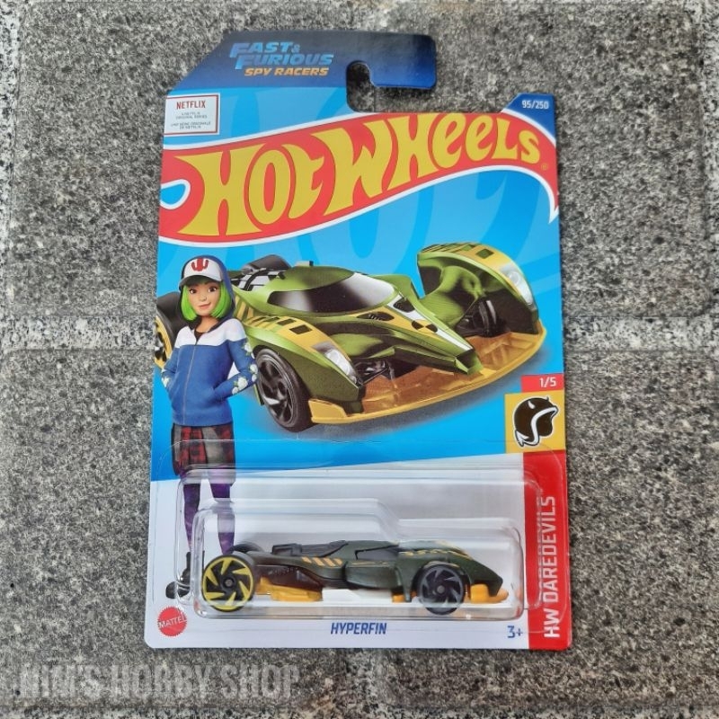 Hot Wheels Fast and Furious Spy Racers Hyperfin - Diecast Children's ...
