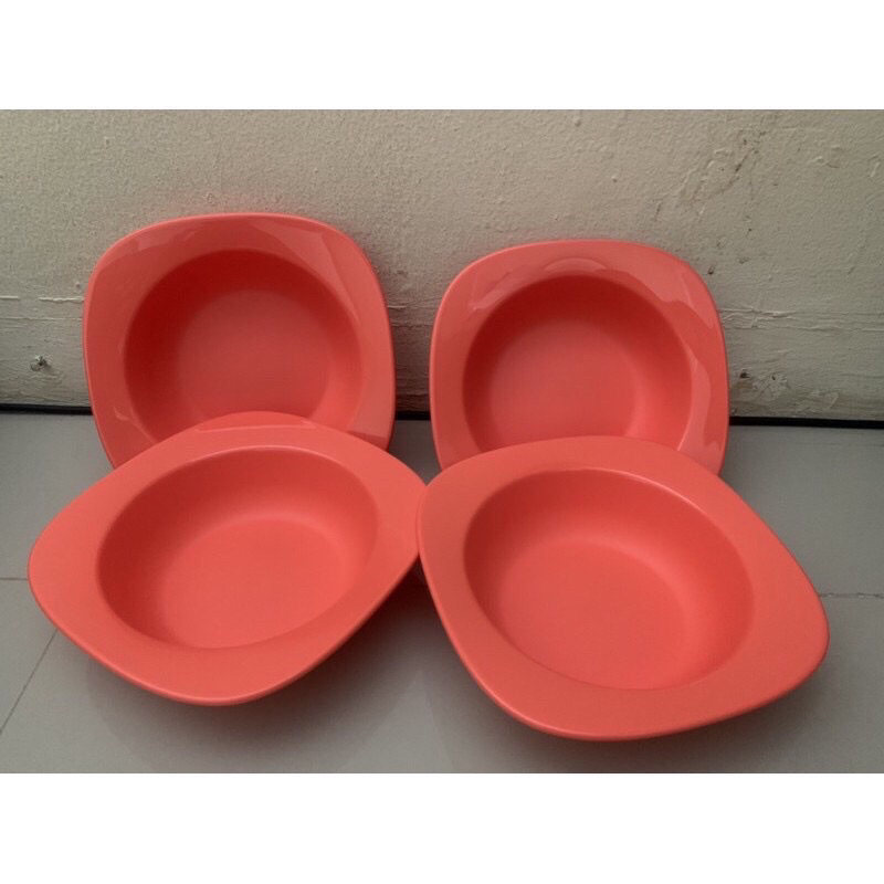 Bloomia Bowl Peach Tupperware | Shopee Philippines