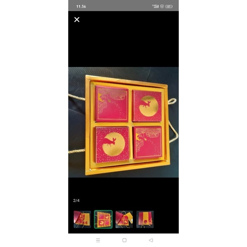 Mooncake box contains 4 pcs | Shopee Philippines