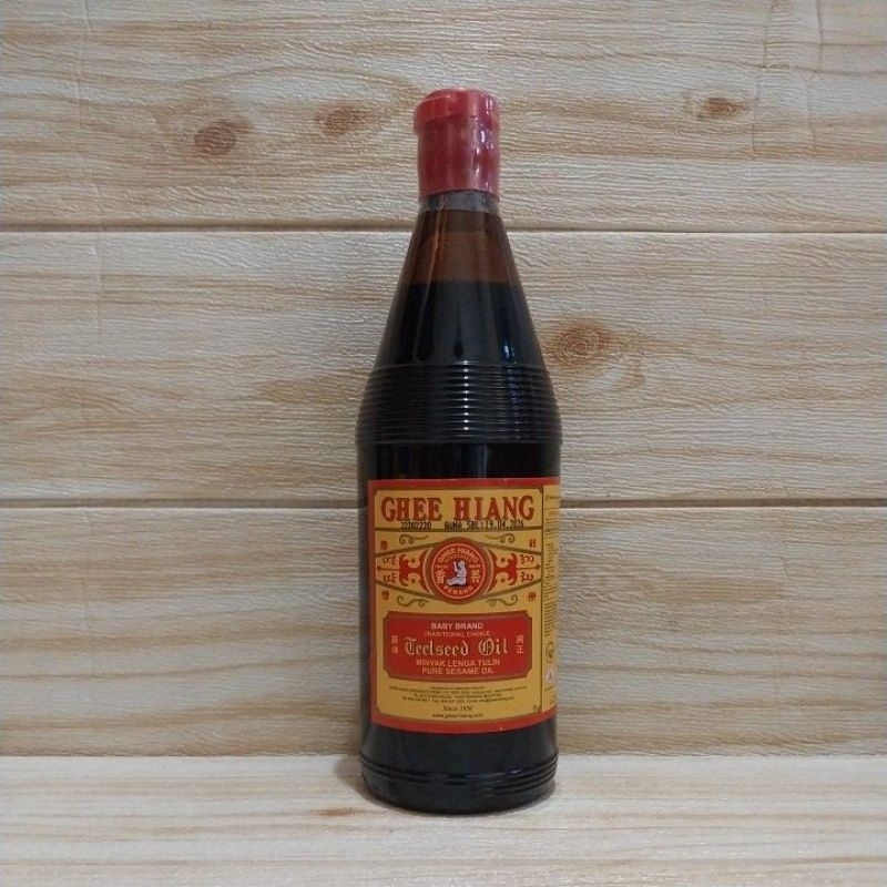 Ghee Hiang Sesame Oil/Tulin Pure Sesame Oil Baby Brand 680ml Shopee