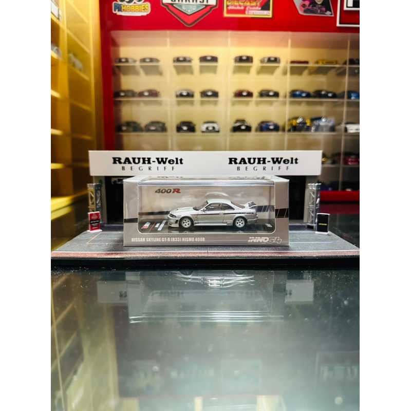 Inno64 Inno Nissan Skyline GTR R33 Nismo 400R Sonic Silver | Shopee ...