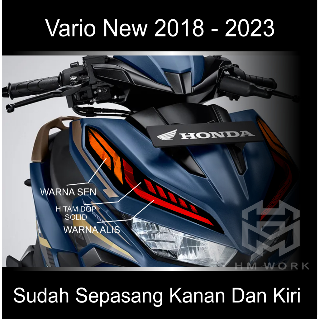 Vario 125/150 NEW DS5 SOLID Eyebrow STICKER | Shopee Philippines