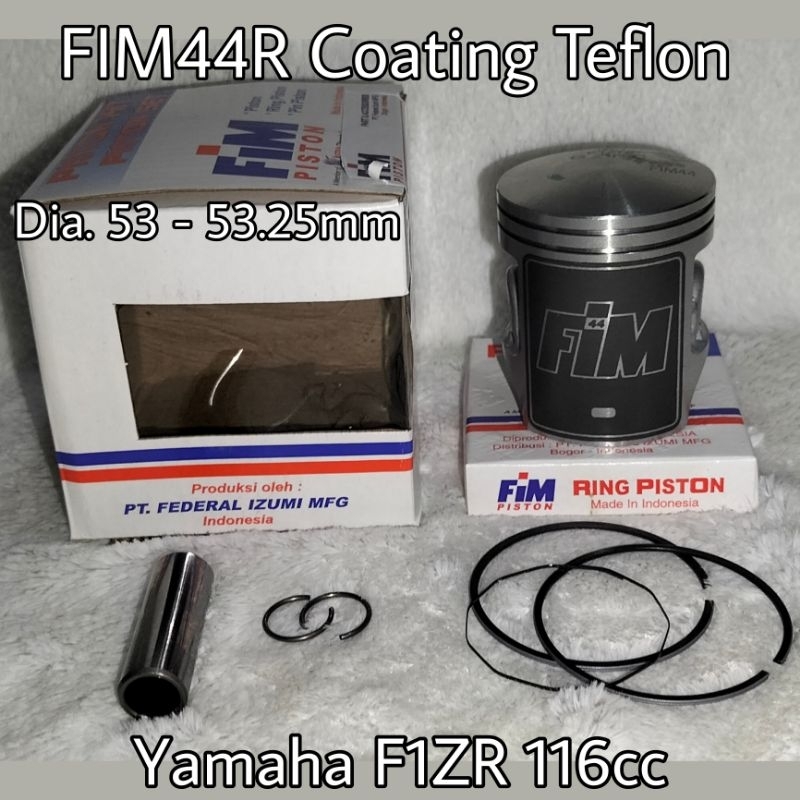 Piston Kit Fim Force one F1zr Force1 F1 2t Stroke Teflon