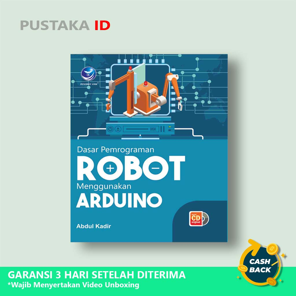 Basic Robot Programming Book Using Arduino+Cd - Abdul Kadir - Original ...
