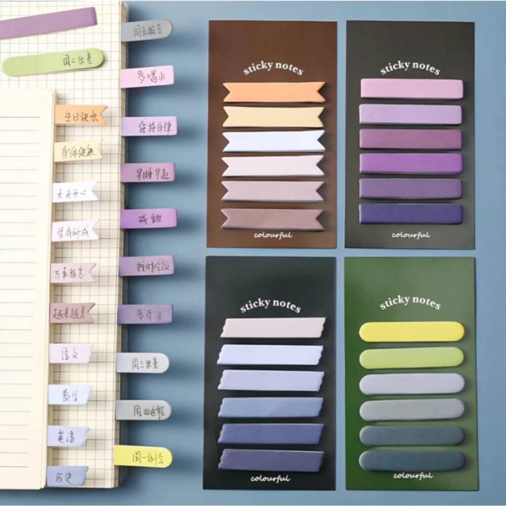 Sticky Notes Paper Divider Bookmark Notepad STK10 | Shopee Philippines