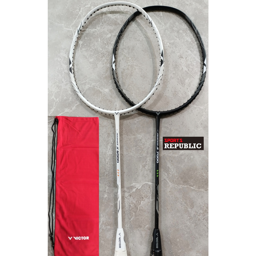 Victor JETSPEED 6000 7000 Jet Speed Badminton Racket Original+Cloth