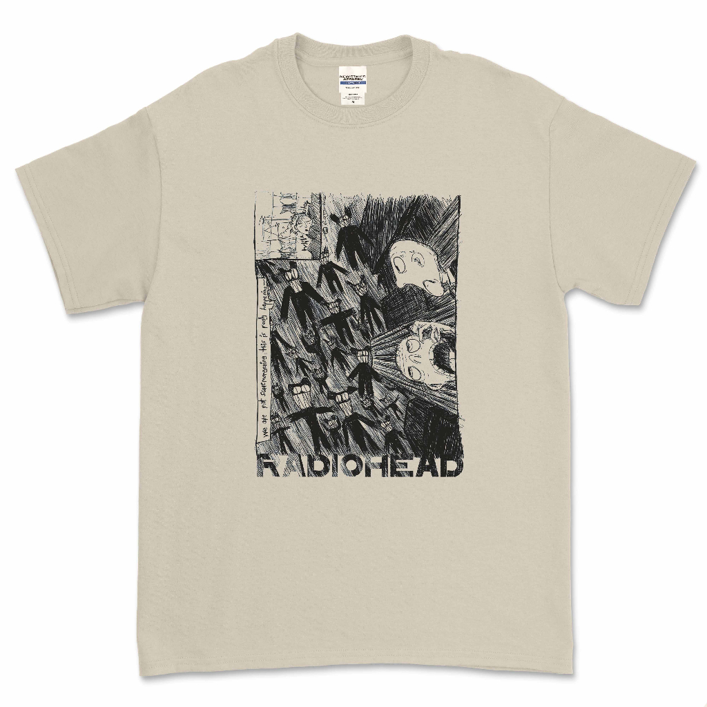 Radiohead - SCRIBBLE T-SHIRT | Shopee Philippines