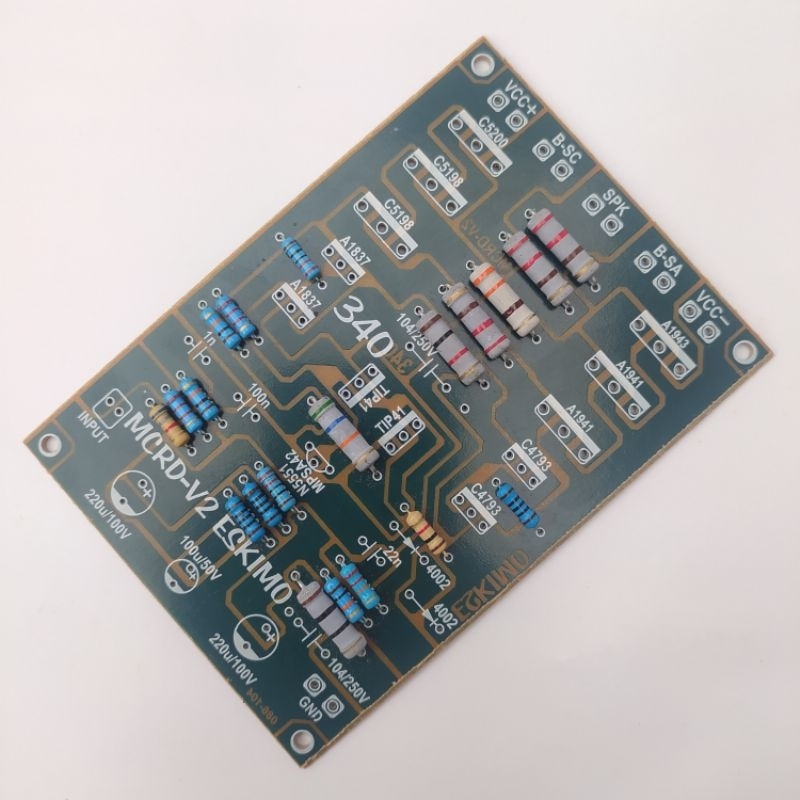 Pcb Driver Power Amplifier MCRD V2 Eskimo Plus Resistor | Shopee