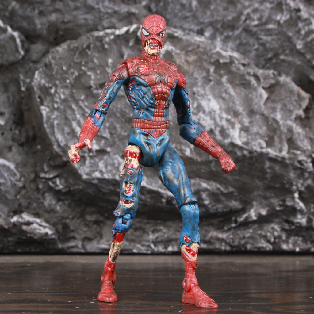 Zombie spiderman clearance figure