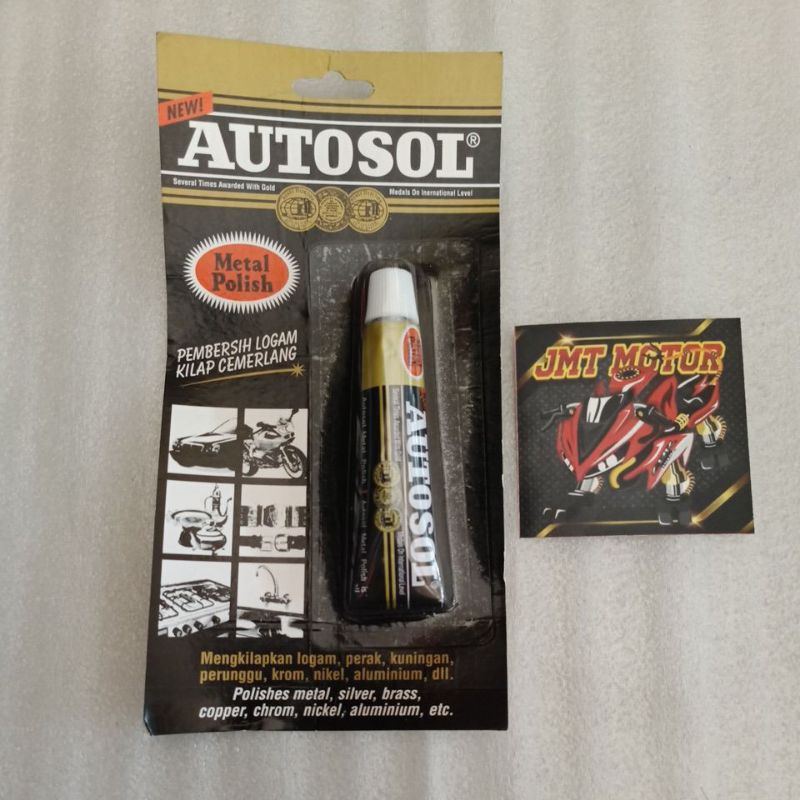 Autosol Metal Polish 15gr Small Original Aluminum And Chrome Iron