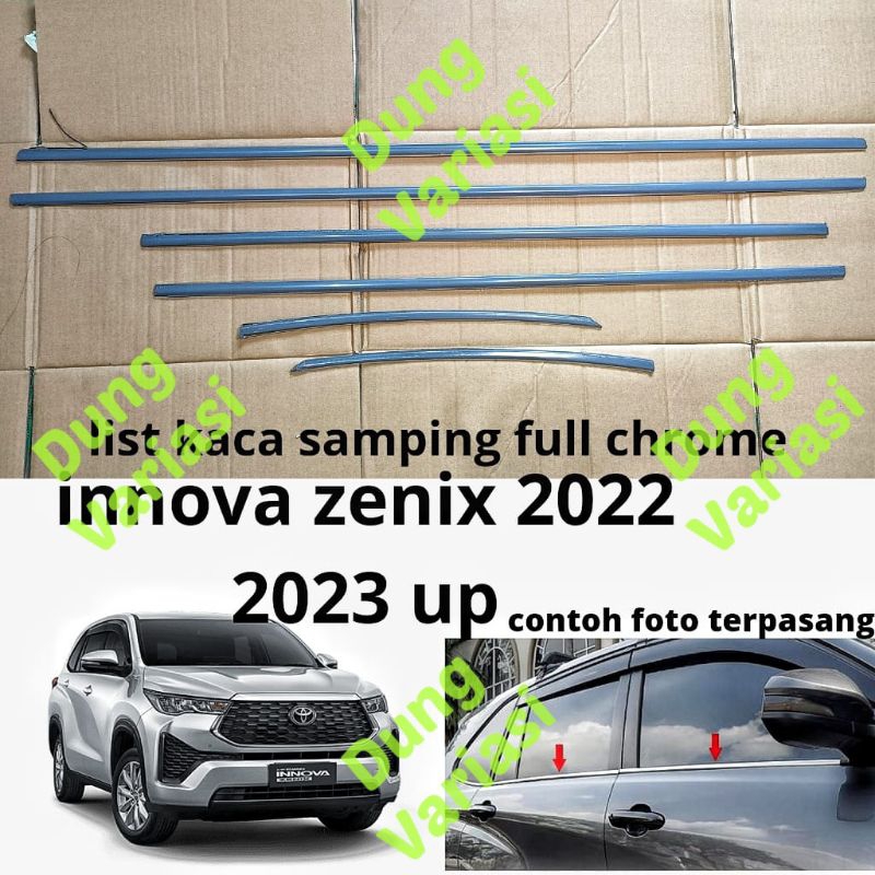 List of side windows for innova zenix 2022 2023 2024 Chrome | Shopee ...