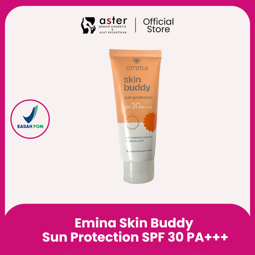 Aster Cosmetics Emina Skin Buddy Sun Protection SPF 30 PA+++ Shopee