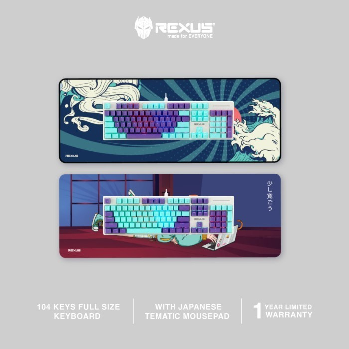Rexus AYAKA Series Keyboard Full Size | Shopee Philippines