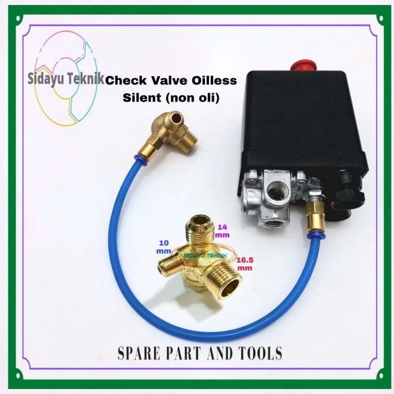 Oilless Portable Compressor Automatic Check Valve Shopee Philippines