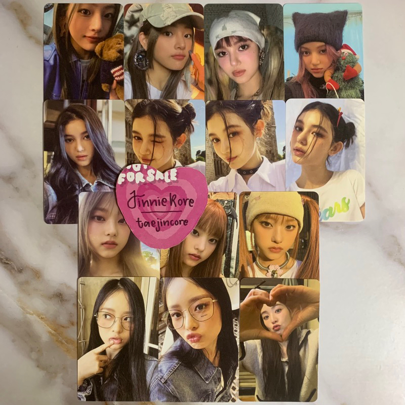 Newjeans OFFICIAL PHOTOCARD HAERIN DANIELLE MINJI HANNI OMG WEVERSE VER ...
