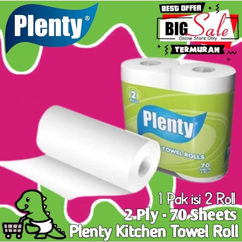 Tissue Plenty Kitchen Towel (2 Rolls Contents) Shopee Philippines