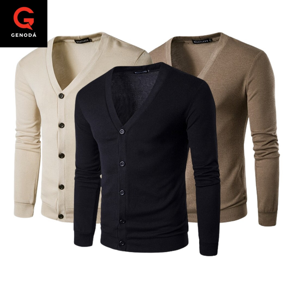 Genoda Knitting Regan Jacket Men Cool Casual Thick Premium Quality ...