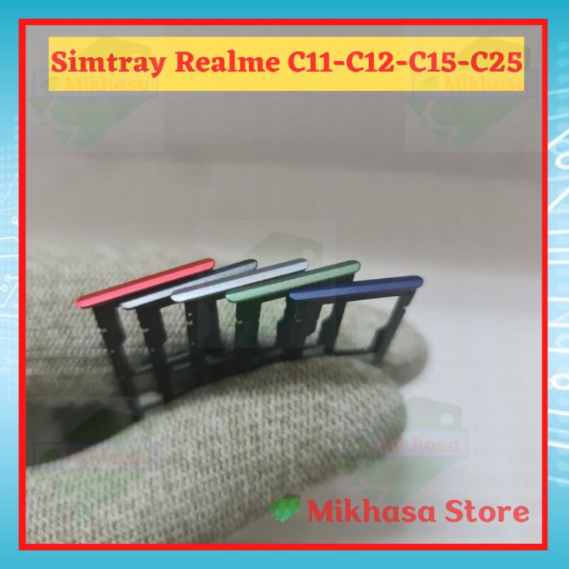 Simtray Sim Tray Realme C11 C12 C15 C25 C25s Simlock Slot Sim