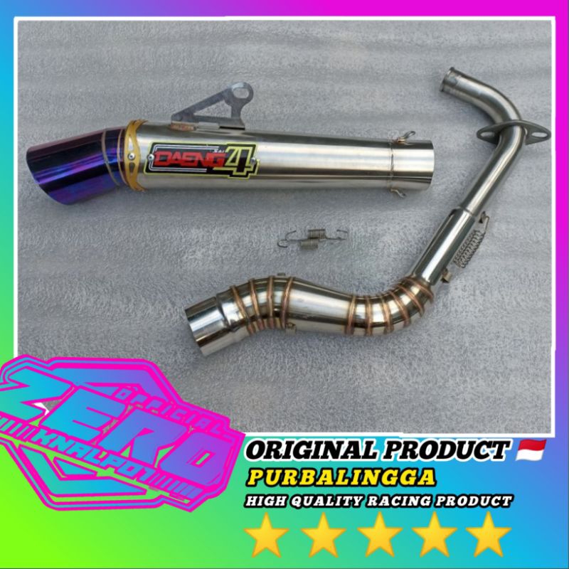 Canister Daeng Sai4 Conical pipe For Honda Click 125/150,Mio i 125,Mio ...