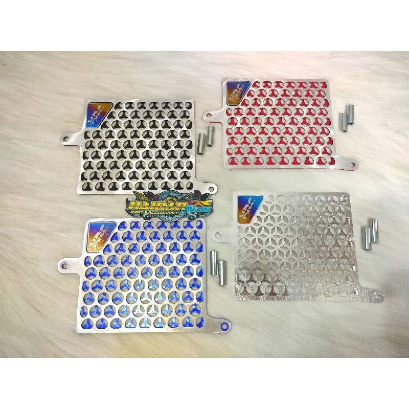 Hrc aluminum emblem titanium radiator Cover imported VARIO 160 PCX 160 ...