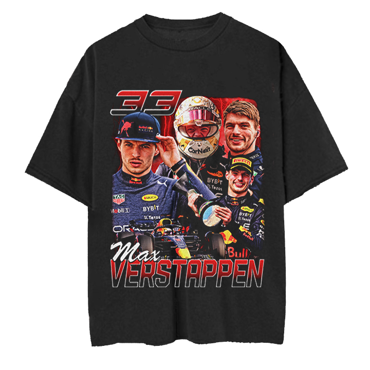 T-shirt Formula 1 Max Verstappen Premium Bootleg Shirt | Shopee Philippines