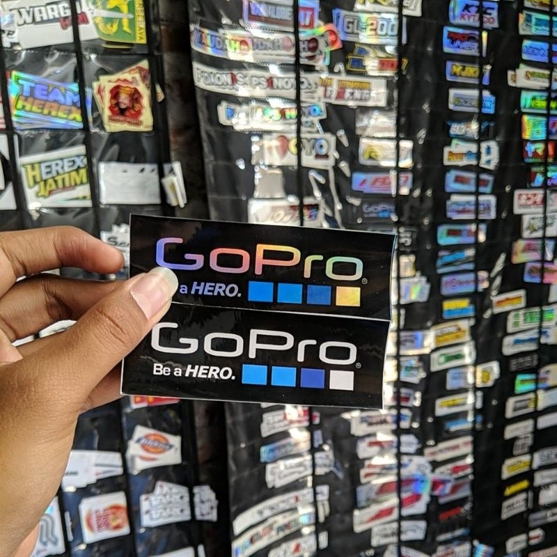 GOPRO Printing Stickers, Print Cut Stickers, JDM Vinyl Material ...