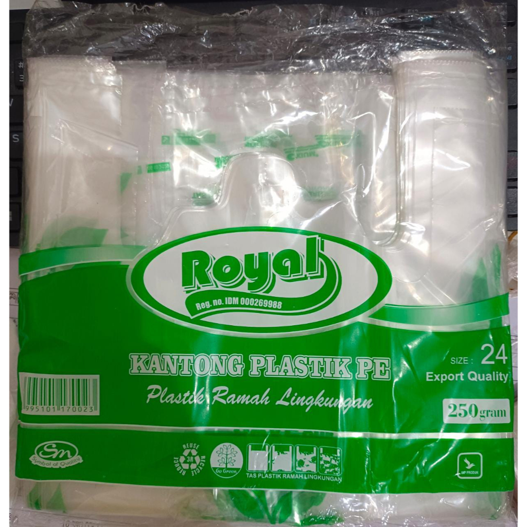 Ecofriendly PE Plastic Bag Size 24plastic (50Sheet Contents