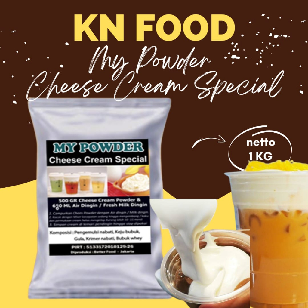 Special Cream Cheese Tea Foam Powder | Shopee Philippines