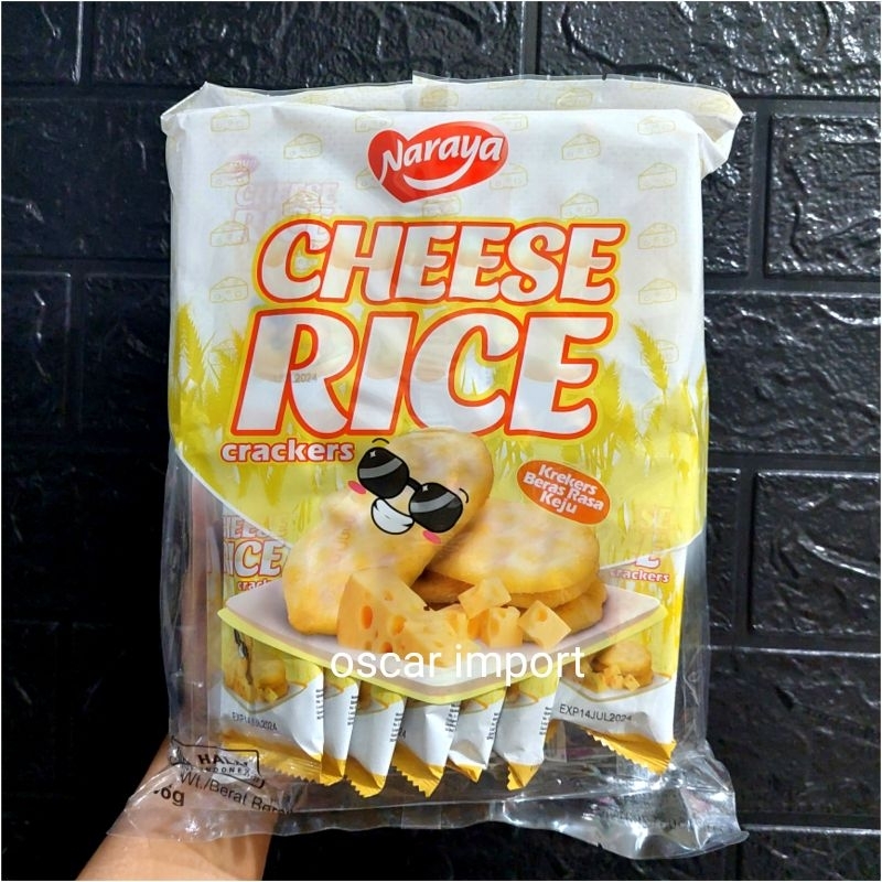 Naraya Cheese Rice Crackers 96g Shopee Philippines