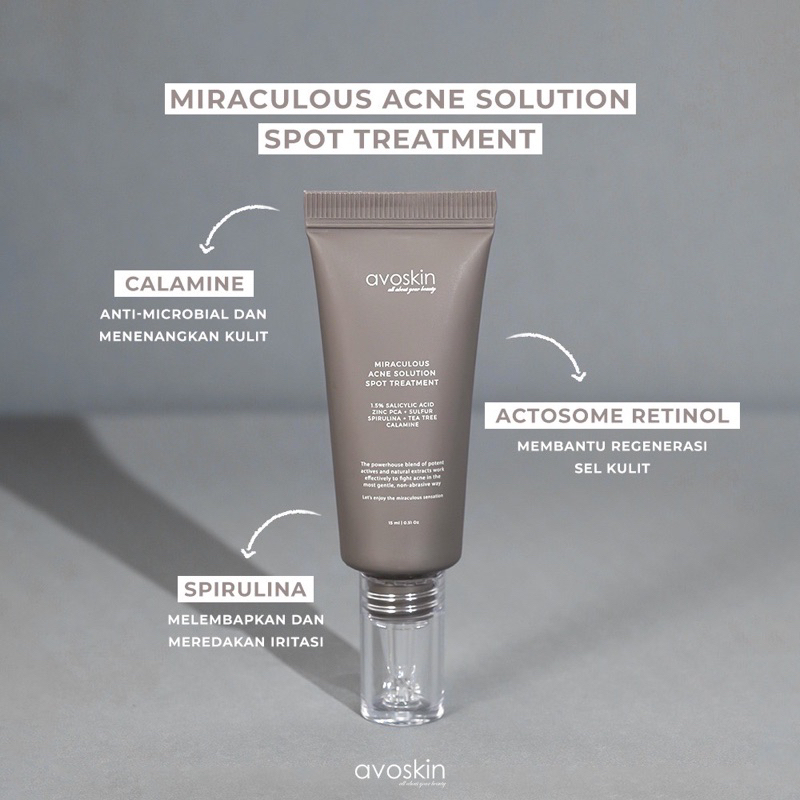 Avoskin alcohol acne solution spot treatment 15 ml | Shopee Philippines