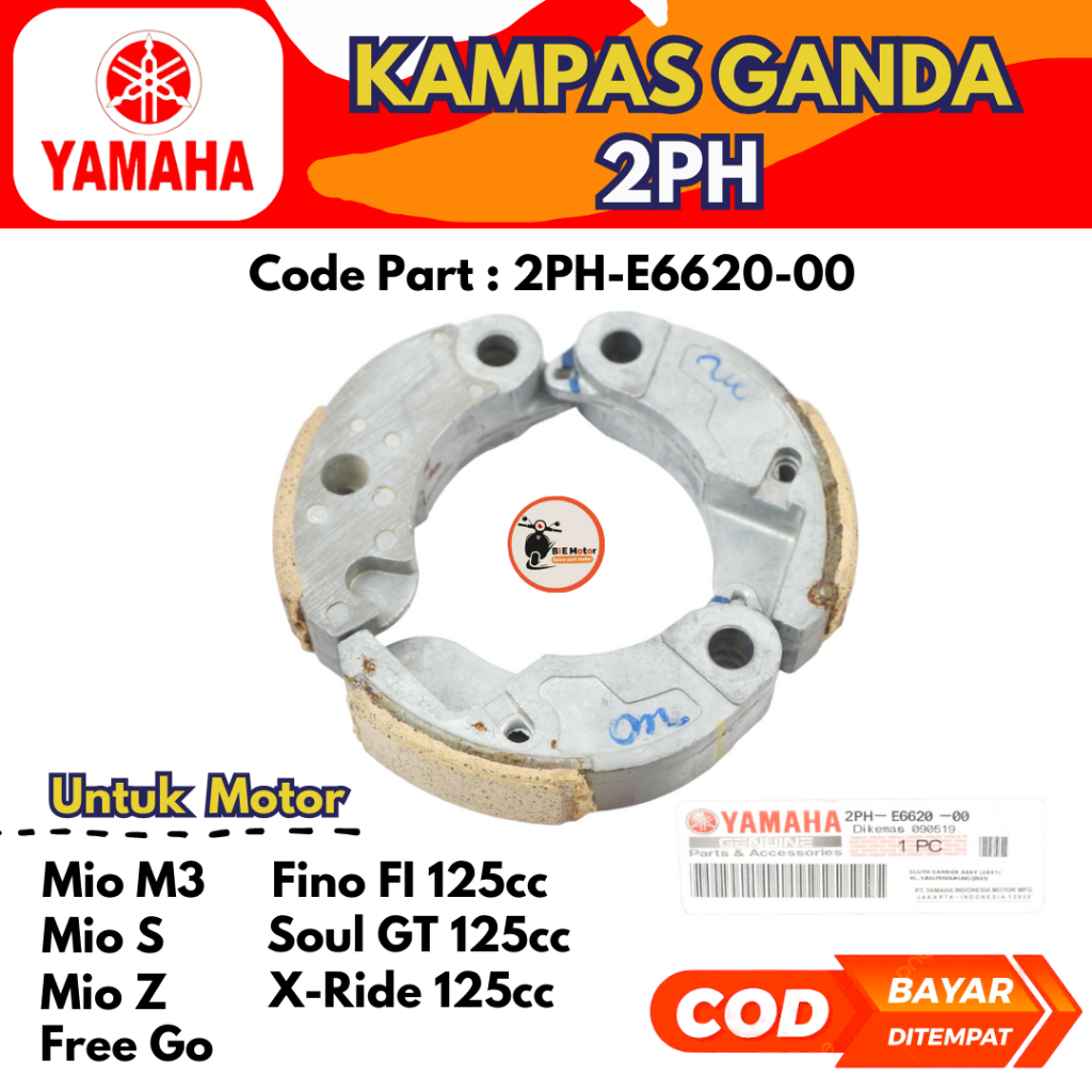 Mio M3 Z S Double, FreeGo, Fino 125 FI Pulley , Soul GT 125, X-Ride 125 ...