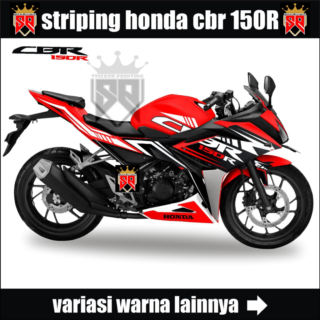 Decal STRIPING CBR 150R FACELIFT / DECAL STICKER HONDA CB 150R | Shopee ...