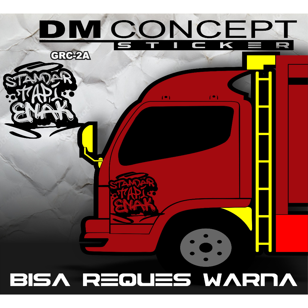 Cutting STICKER KABIN/STICK TRUCK CAR DOOR CODE GRC-02 | Shopee Philippines