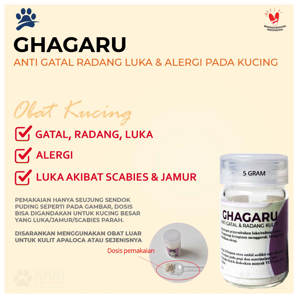 Ghagaru New Formula Cat Vitamin Anti-Itching Allergy Inflammation Due ...