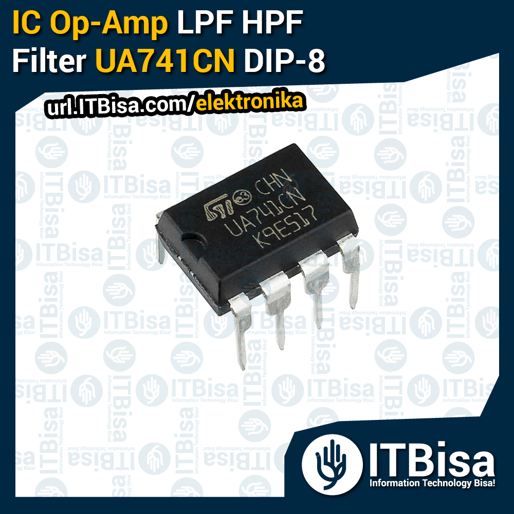 Itbisa IC UA 741 CN UA741CN 8pin DIP8 Op Amp Filter Amplifier LPF HPF