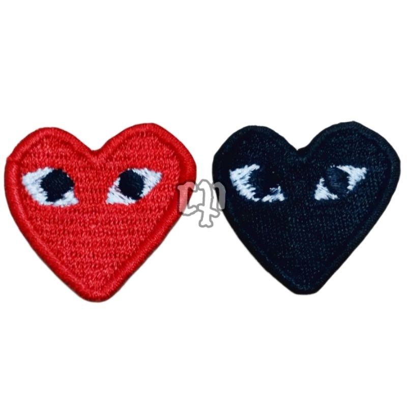 Comme de garcons iron on patch best sale
