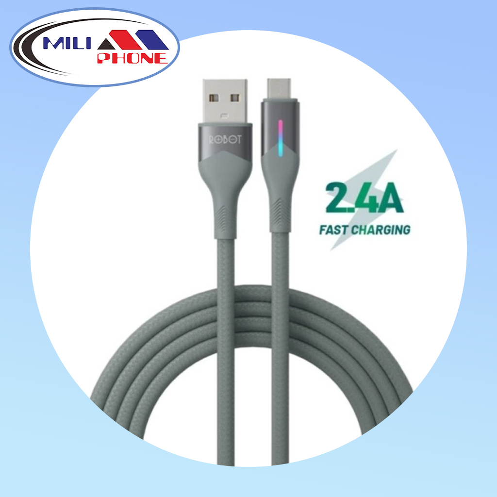 ROBOT DATA CABLE RFM100 MICRO 2.4A 1 METER ORIGINAL | Shopee Philippines